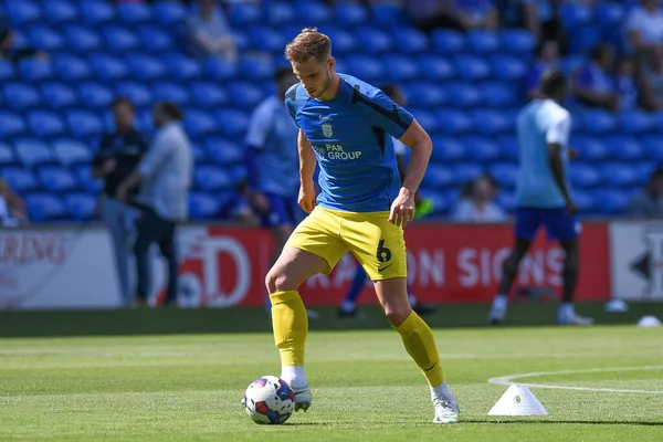 Liam Lindsay (6) of Preston North End during the pre-game warmup 