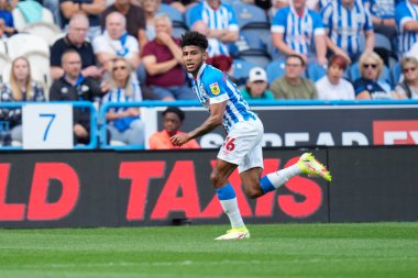 Kaine Kesler-Hayden #1 of Huddersfield Town makes a break