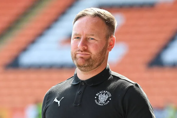 Richard Odonnell Assistant Head Coach Blackpool Arrives Bloomfield Road — 스톡 사진