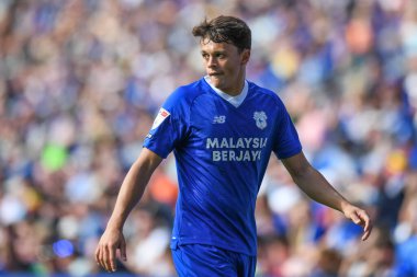 Perry Ng #38 of Cardiff City  during the game