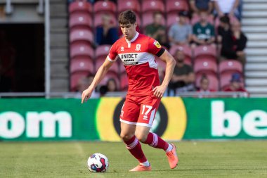 Paddy McNair #17 of Middlesbrough on the ball during the game 