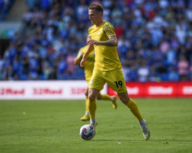 Emil Riis Jakobsen (19) of Preston North End in action during the game 