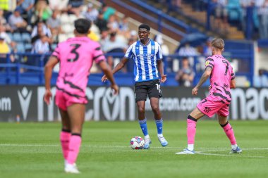 Tyreeq Bakinson #19 of Sheffield Wednesday in action during the game 