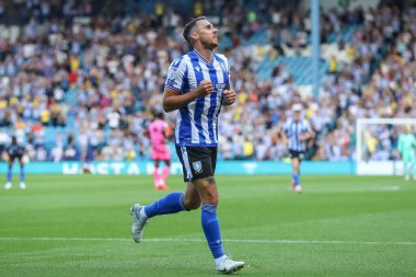 Lee Gregory #9 of Sheffield Wednesday celebrates his goal to make it 4-0