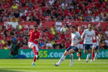 Jesse Lingard #11 of Nottingham Forest passes the ball across field