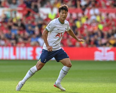 Son Heung-Min #7 of Tottenham Hotspur during the game