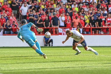 Harry Kane #10 of Tottenham Hotspur scores to make it 0-2