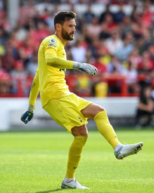 Hugo Lloris #1 of Tottenham Hotspur during the game
