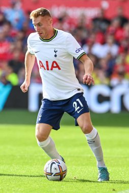 Dejan Kulusevski #21 of Tottenham Hotspur in action during the game