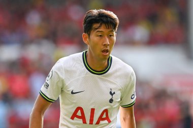 Son Heung-Min #7 of Tottenham Hotspur during the game