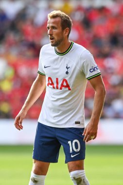 Harry Kane #10 of Tottenham Hotspur during the game