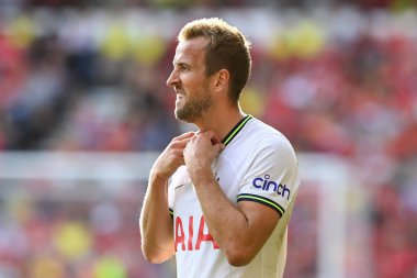 Harry Kane #10 of Tottenham Hotspur during the game