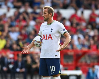 Harry Kane #10 of Tottenham Hotspur during the game