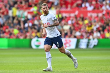 Pierre-Emile Hjbjerg #5 of Tottenham Hotspur during the game 