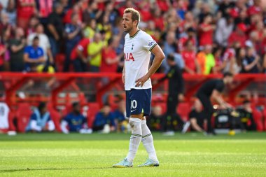 Harry Kane #10 of Tottenham Hotspur during the game