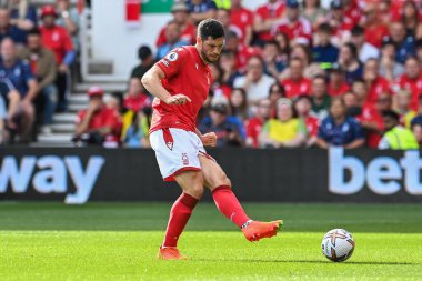 Scott McKenna #26 of Nottingham Forest passes the ball