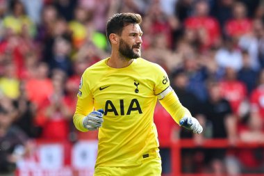 Hugo Lloris #1 of Tottenham Hotspur during the game