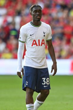Yves Bissouma #38 of Tottenham Hotspur during the game
