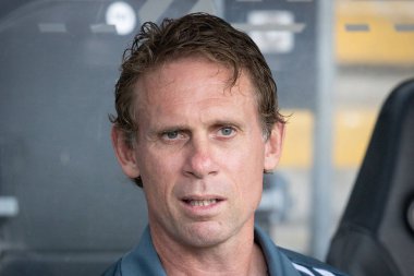 Brett Hodgson Head Coach of Hull FC during the game 