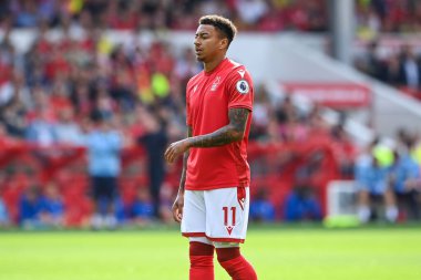 Jesse Lingard #11 of Nottingham Forest during the game