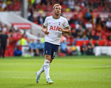 Harry Kane #10 of Tottenham Hotspur during the game