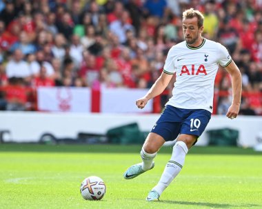 Harry Kane #10 of Tottenham Hotspur in action during the game