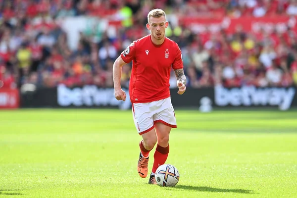 Lewis O'Brien #14 of Nottingham Forest in action during the game
