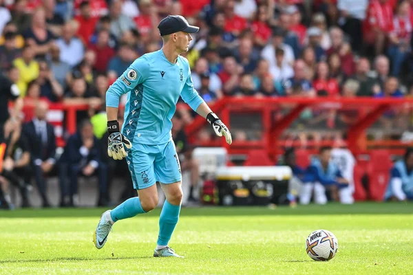 Dean Henderson #1 of Nottingham Forest during the game