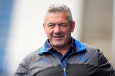 Daryl Powell Head Coach of Warrington Wolves before the game 