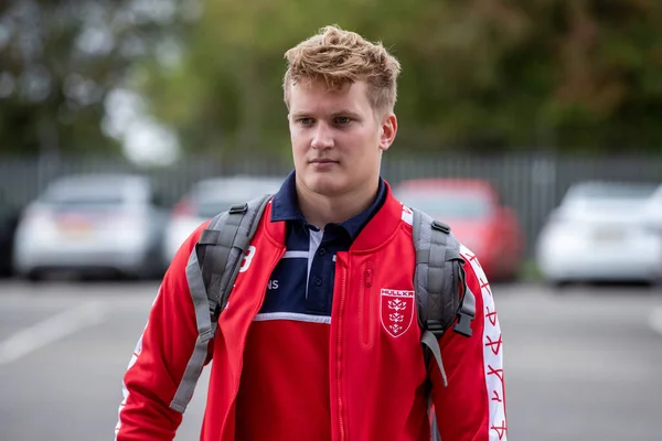 Tate Hull Arrives Sewell Group Craven Park Stadium Ahead Afternoon — Fotografia de Stock