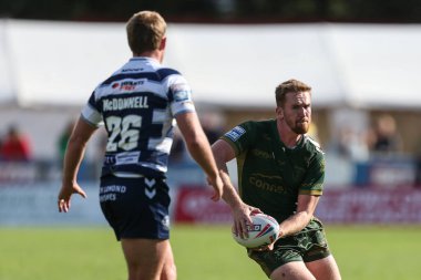 Rowan Milnes #21 of Hull KR in action during the game 