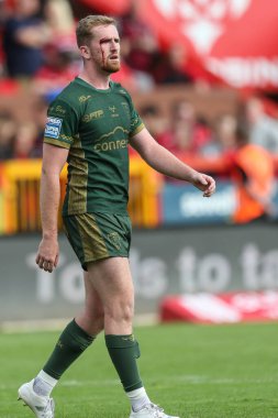 Rowan Milnes #21 of Hull KR after the final whistle
