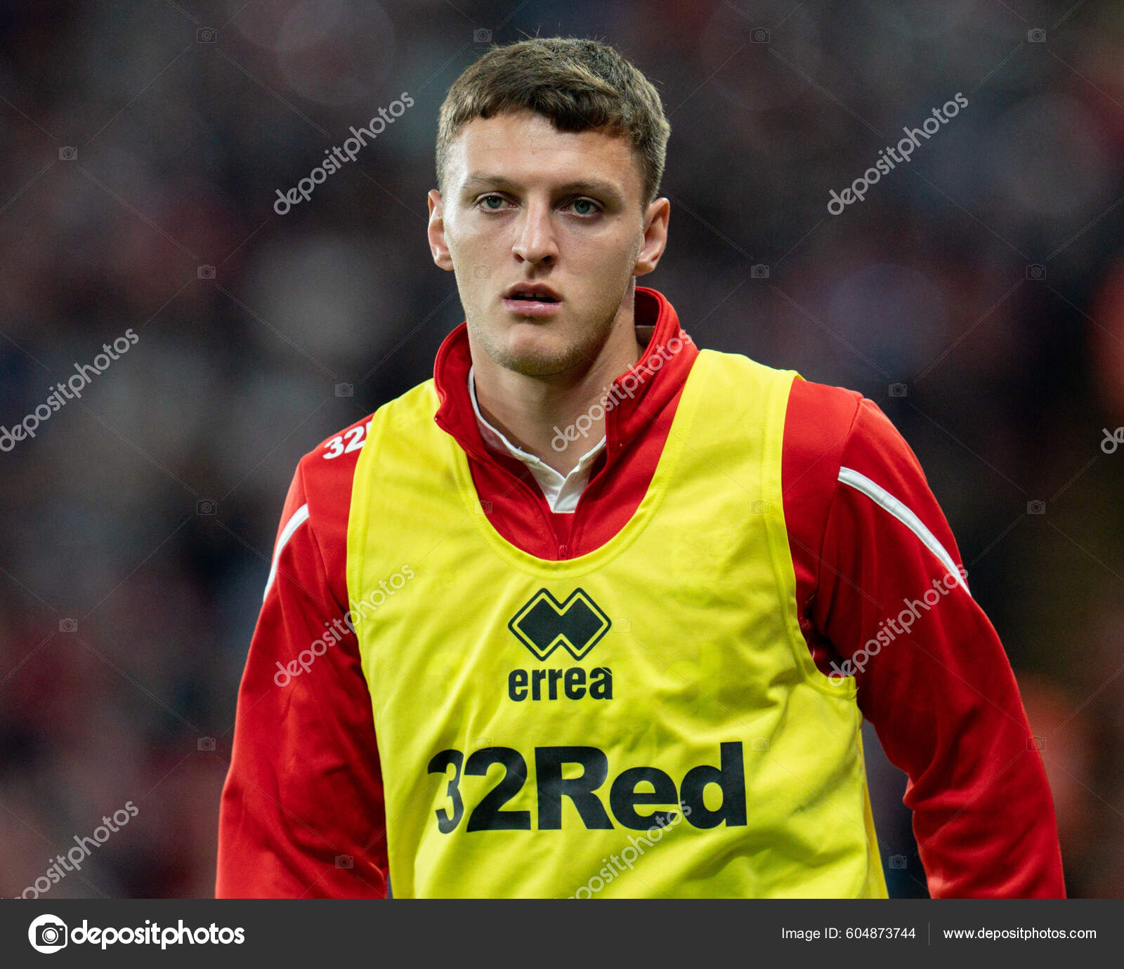 Dael Fry Middlesbrough Substitute Warming Stock Editorial Photo