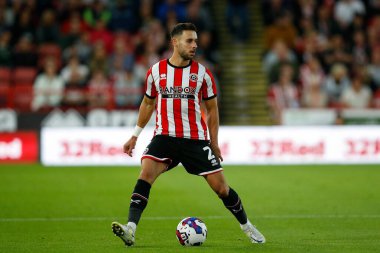 George Baldock #2 of Sheffield United during the Sky Bet Championship match Sheffield United vs Reading at Bramall Lane, Sheffield, UK, 30th August 2022
