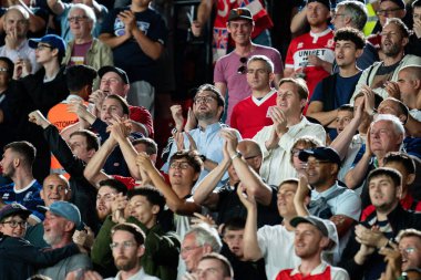 Middlesbrough fans urge their players on