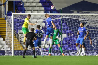 Marc Roberts #4 of Birmingham City  heads the ball clear