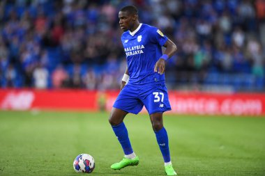 Niels Nkounkou #37 of Cardiff City in action during the game 