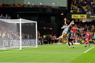 Rodrigo Muniz #9 of Middlesbrough scores the opening goal