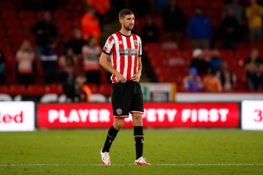 Chris Basham #6 of Sheffield United during the Sky Bet Championship match Sheffield United vs Reading at Bramall Lane, Sheffield, UK, 30th August 2022