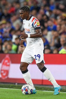 Amarii Bell #29 of Luton Town in action during the game  