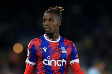 Wilfried Zaha #11 of Crystal Palace seen during the match.