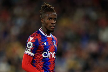 Wilfried Zaha #11 of Crystal Palace seen during the match.