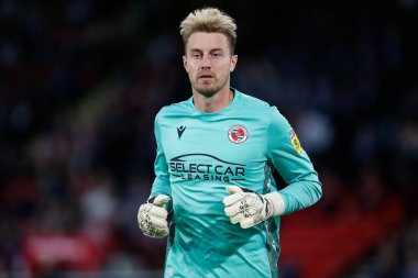 Joe Lumley #1 of Reading during the Sky Bet Championship match Sheffield United vs Reading at Bramall Lane, Sheffield, UK, 30th August 2022