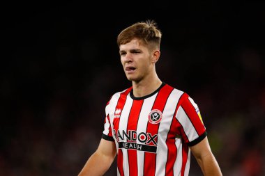 James McAtee #28 of Sheffield United during the Sky Bet Championship match Sheffield United vs Reading at Bramall Lane, Sheffield, UK, 30th August 2022
