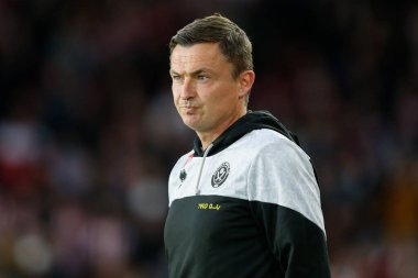 Paul Heckingbottom manager of Sheffield United during the Sky Bet Championship match Sheffield United vs Reading at Bramall Lane, Sheffield, UK, 30th August 2022
