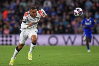 Carlton Morris #9 of Luton Town in action during the game 