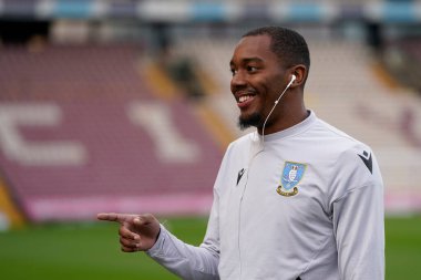 Jaden Brown #3 of Sheffield Wednesday before the game 