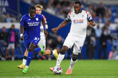 Cameron Jerome #35 of Luton Town on the attack during the game