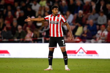 Rhian Brewster #7 of Sheffield United during the Sky Bet Championship match Sheffield United vs Reading at Bramall Lane, Sheffield, UK, 30th August 2022