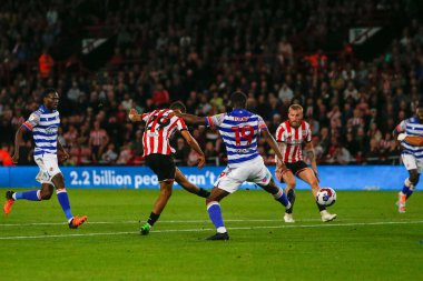 Iliman Ndiaye #29 of Sheffield United Shoots and scores a goal to make it 3-0 during the Sky Bet Championship match Sheffield United vs Reading at Bramall Lane, Sheffield, UK, 30th August 2022